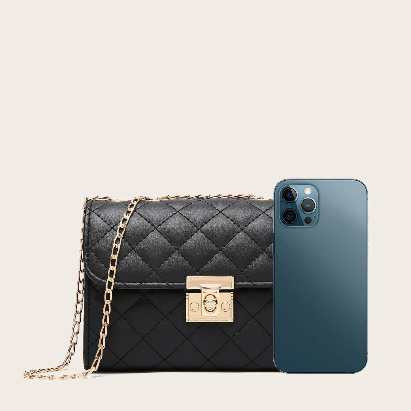 The Madison Date Night Bag — Chic, Compact, Chain-Ready.
