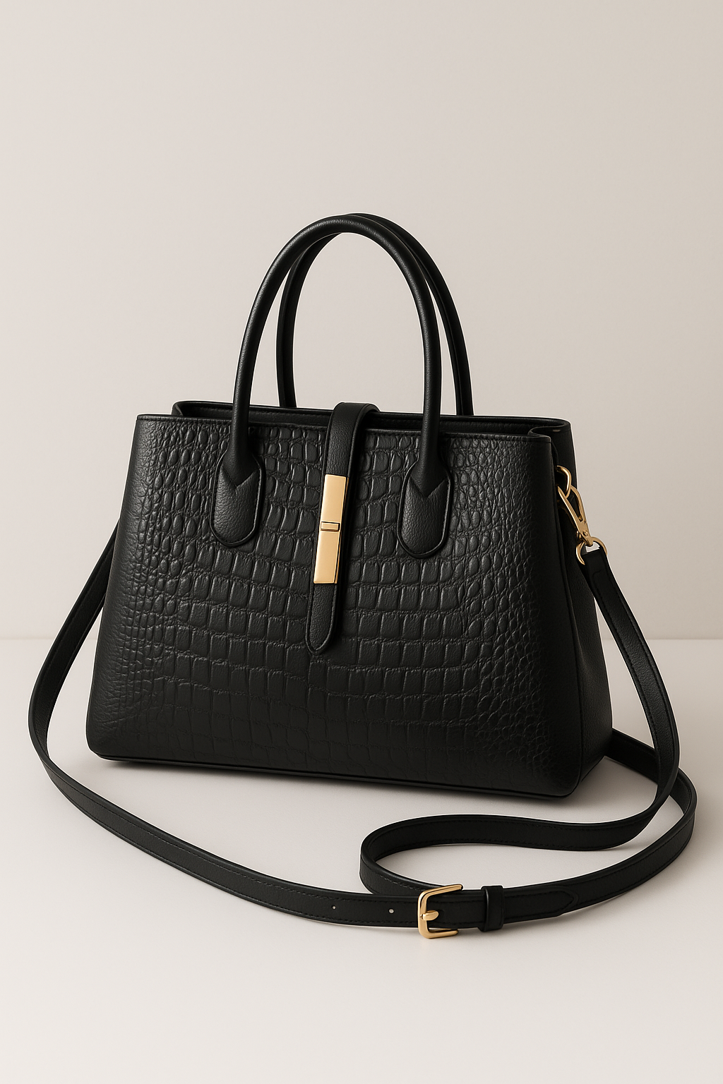 The Clarity Tote – Timeless Elegance in Genuine Leather