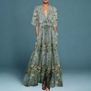 JULIET™ | Belted Floral Maxi