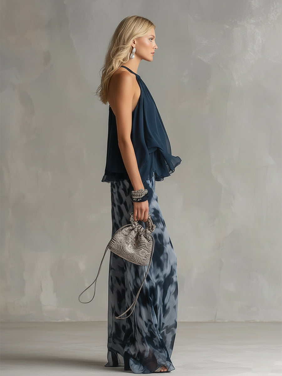 ALLEGRA™ | Chiffon Halter Set