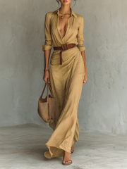 PEMBERTON™ | Belted Maxi Dress