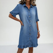 HEIDI™ | Denim Shirt Dress