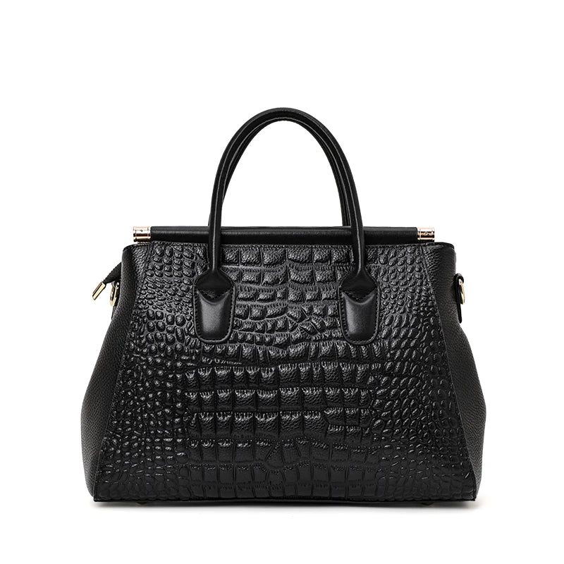 The Clarity Tote – Timeless Elegance in Genuine Leather
