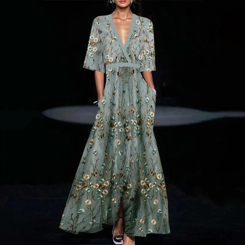 JULIET™ | Belted Floral Maxi