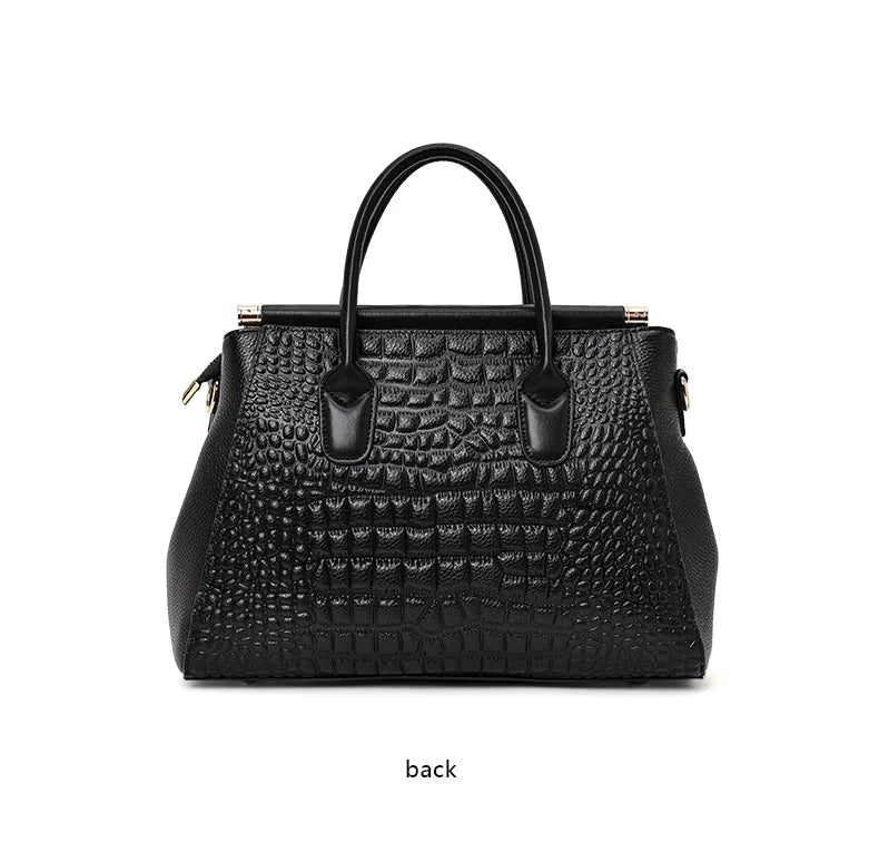 The Clarity Tote – Timeless Elegance in Genuine Leather