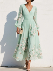 SAKURA™ | Chiffon Maxi Dress
