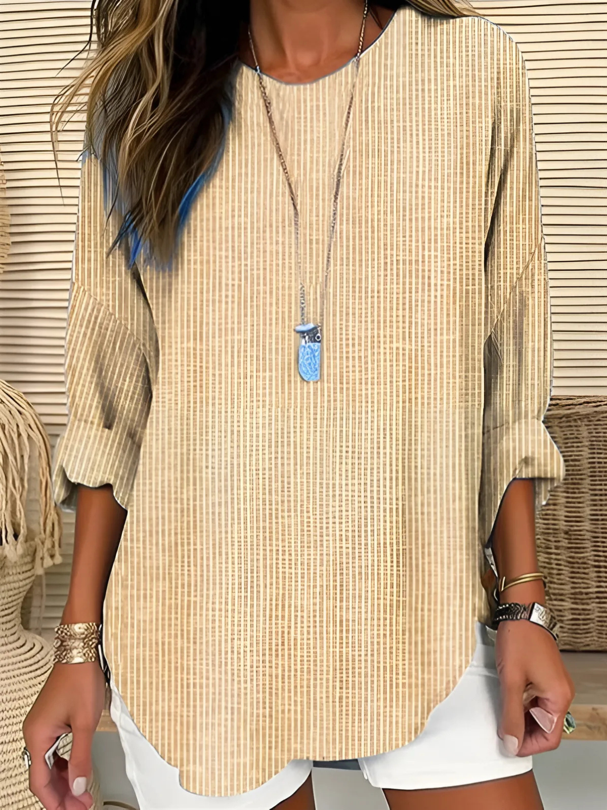 WANDA™ | Striped Blouse