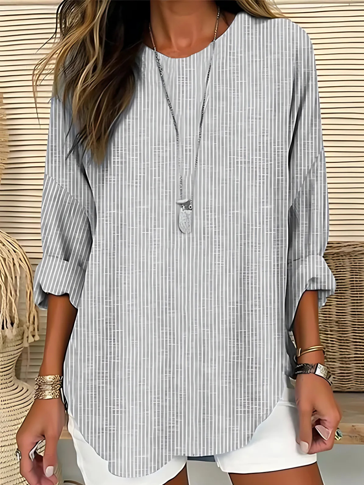 WANDA™ | Striped Blouse