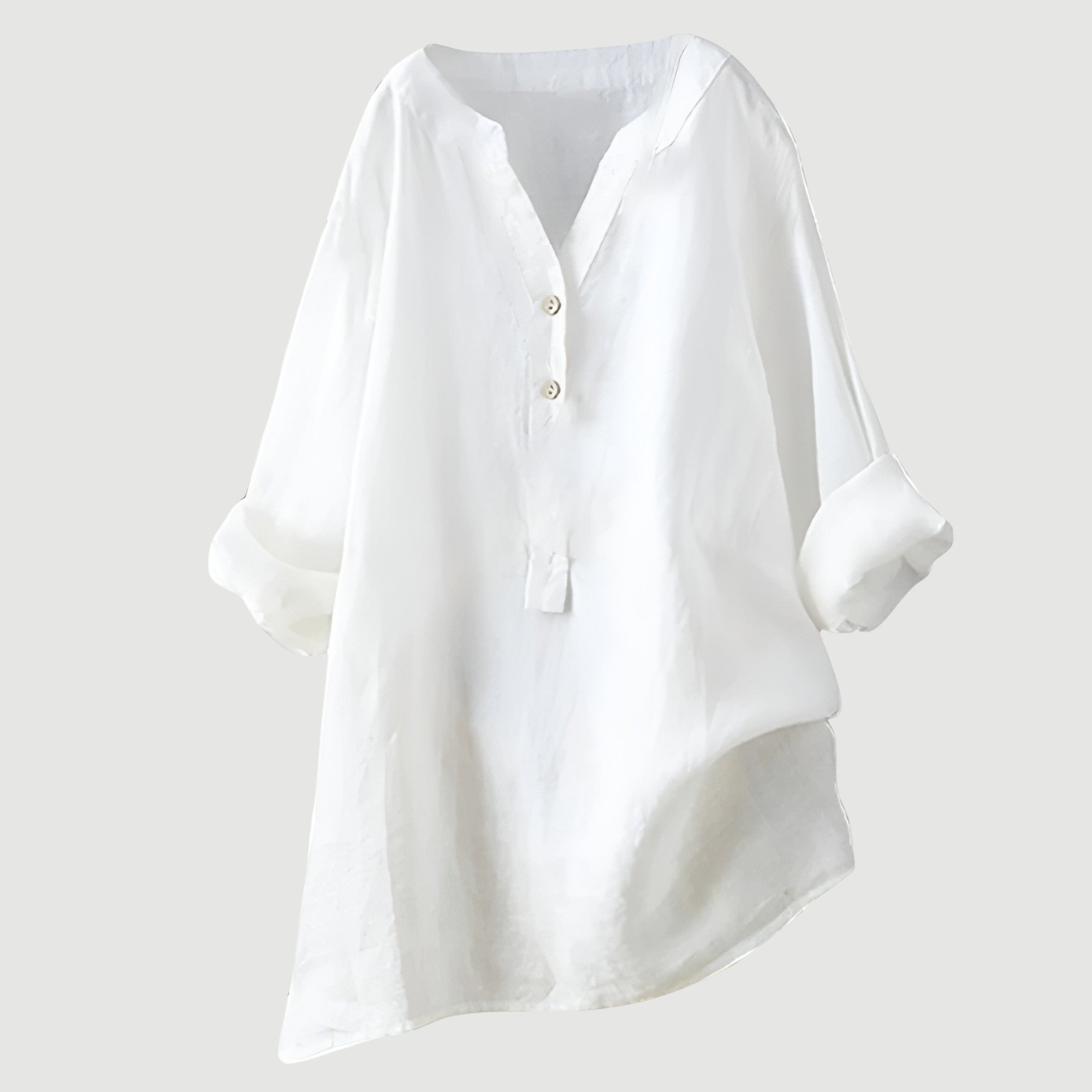 MARJORIE™ | Linen Button Blouse