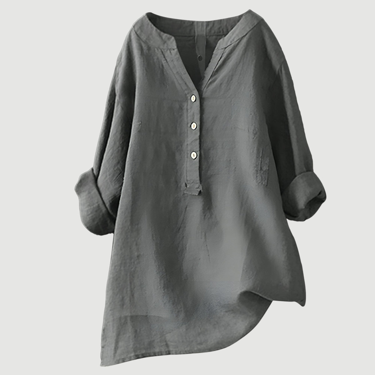 MARJORIE™ | Linen Button Blouse