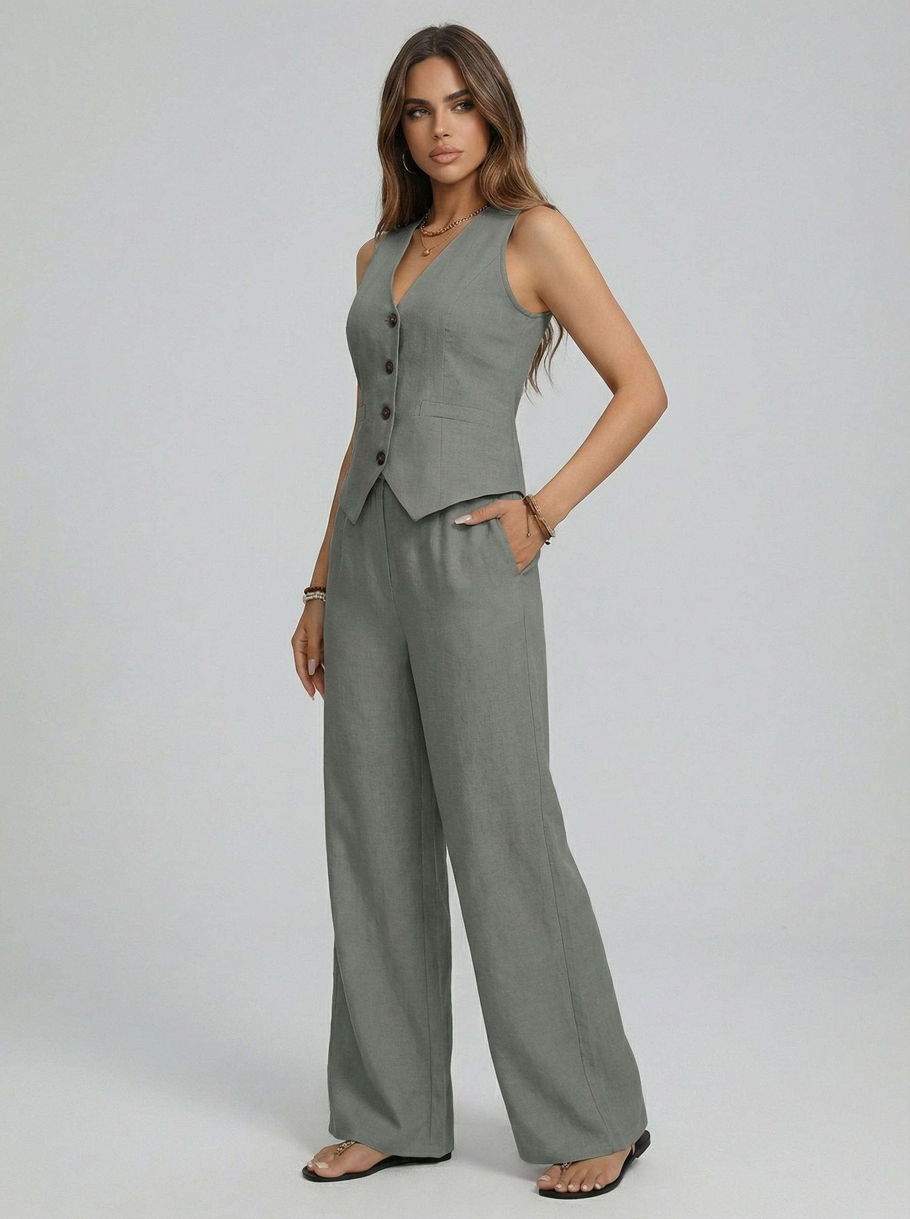 ERIN™ | Vest Trouser Set
