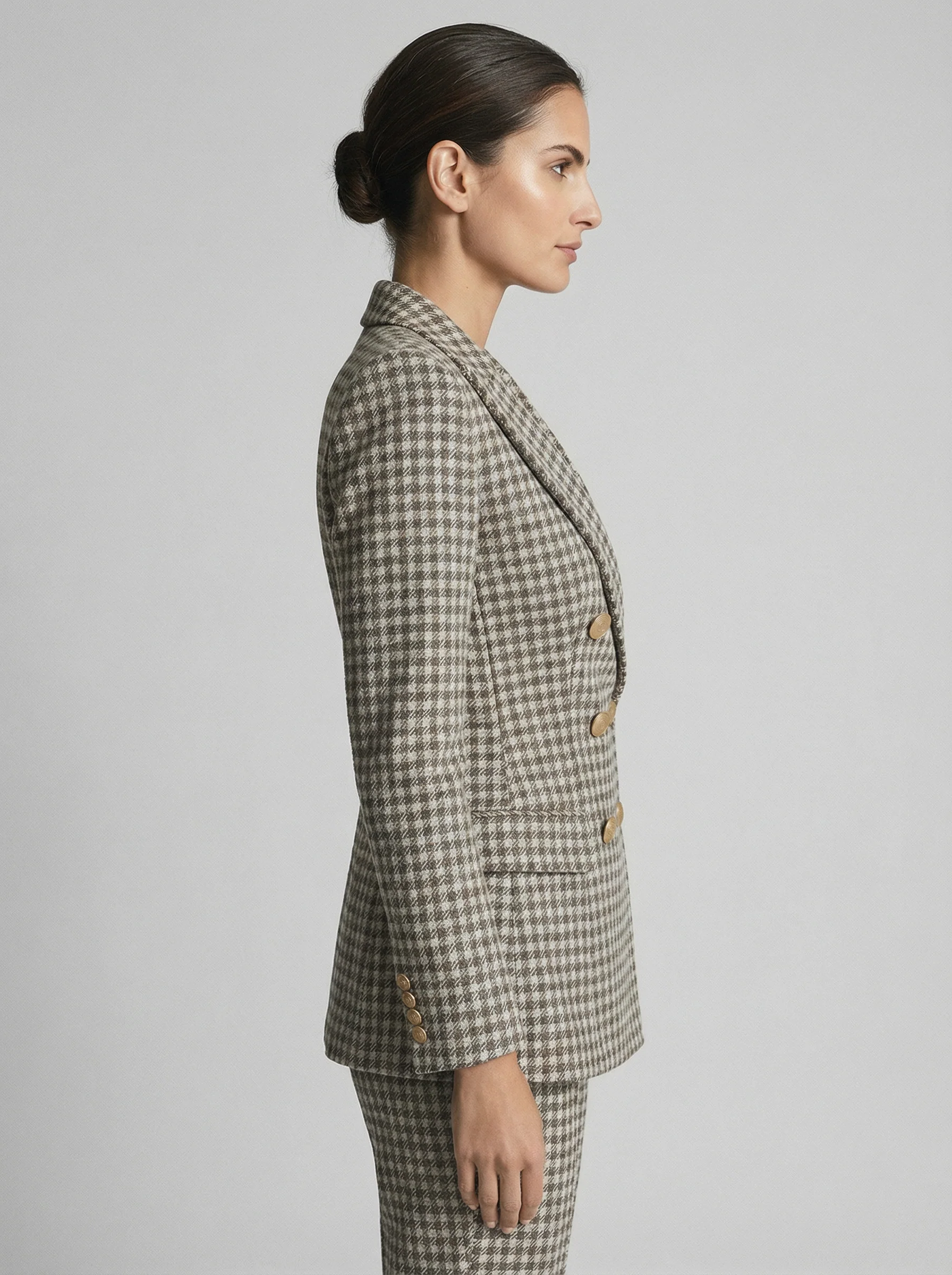 NOVEA™ | Check Blazer Set