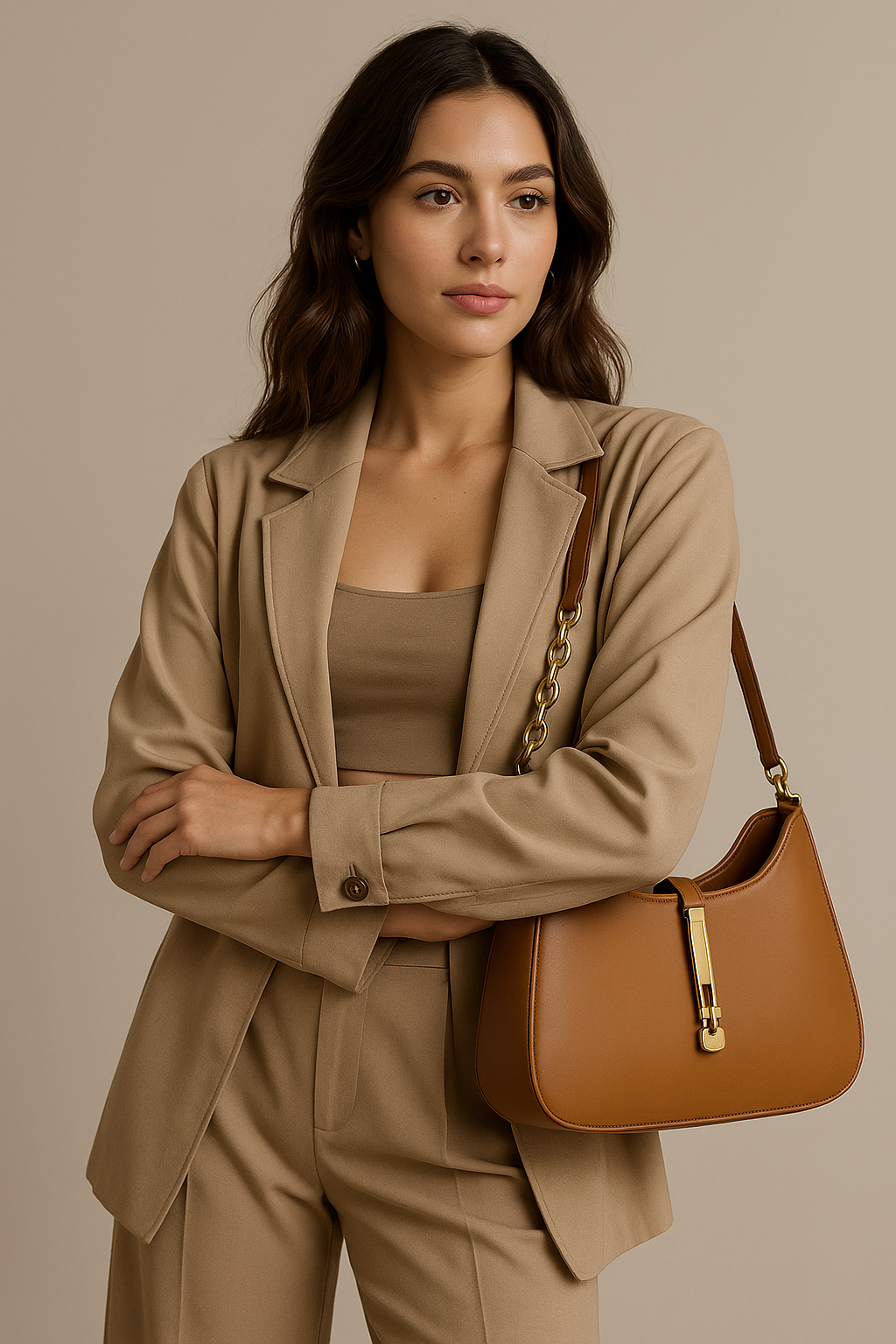 The Elara Slim Crossbody — Elegant. Minimalist. Versatile.
