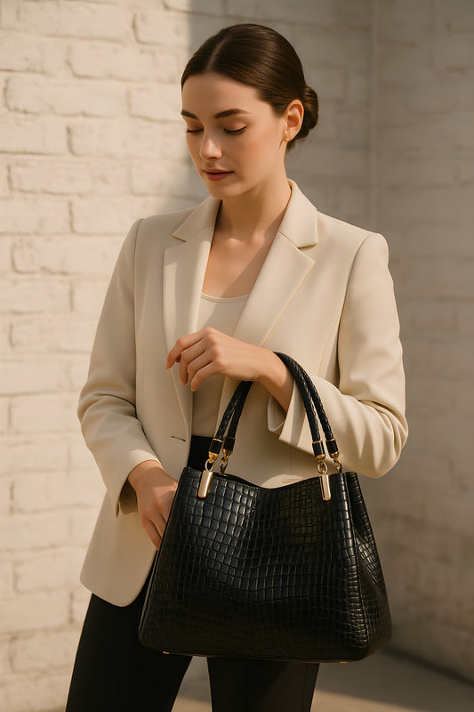 The Calista Bag — Bold Texture. Timeless Edge.
