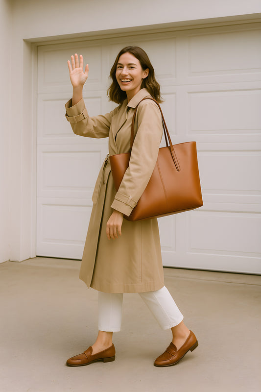 The Andara Tote — Grounded Luxury. Made to Carry More.