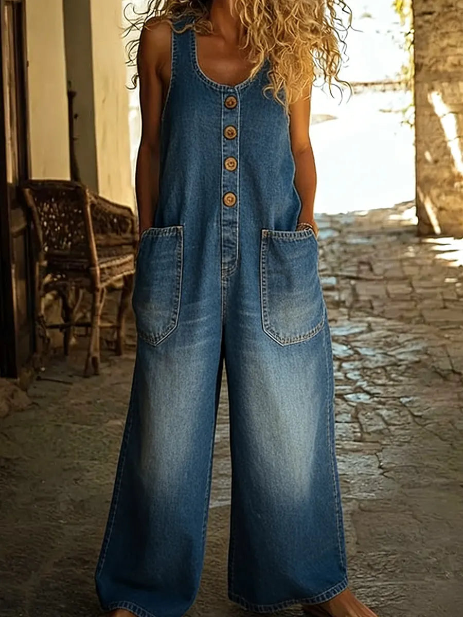 CHARIS™ | Denim Jumpsuit