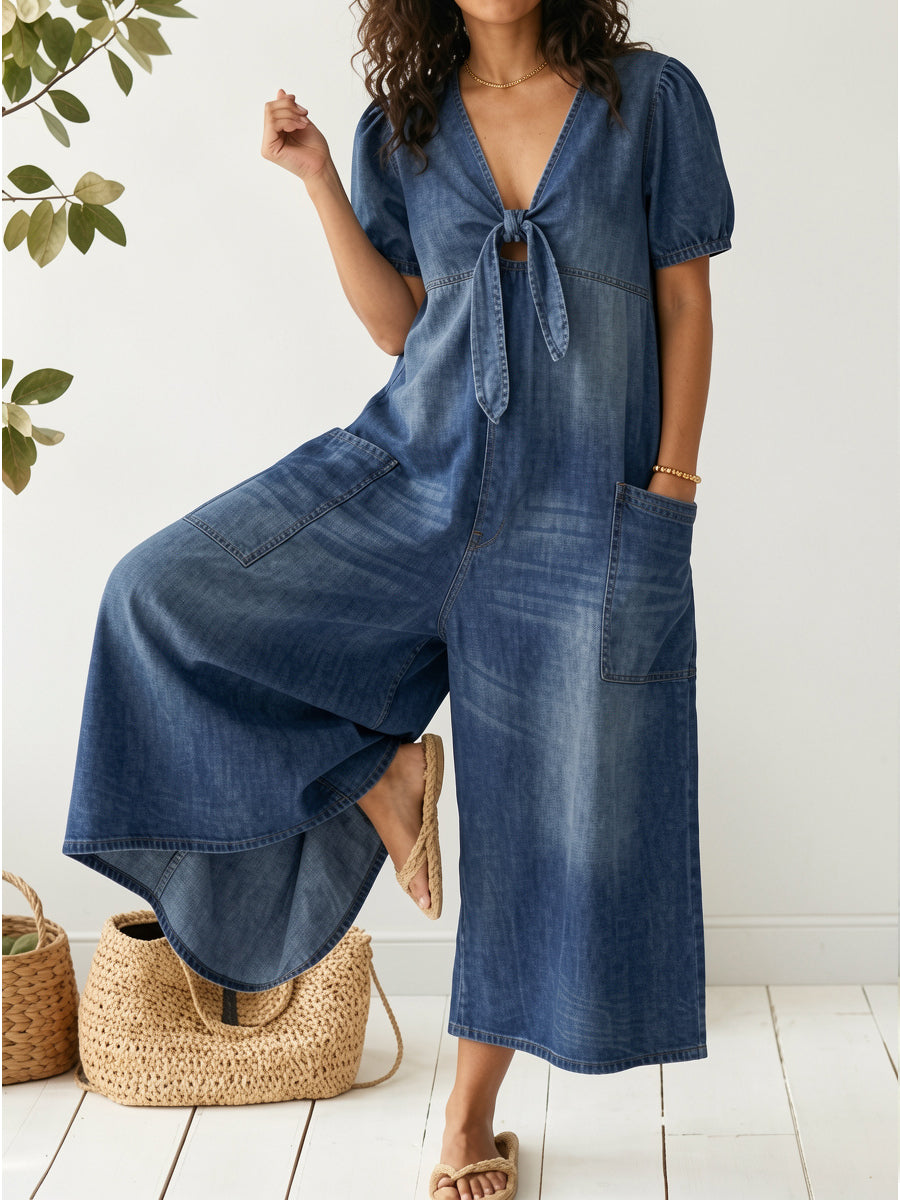 CORA™ | Tie-Front Jumpsuit