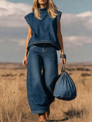 NOEMIE™ | Denim Two-Piece Set